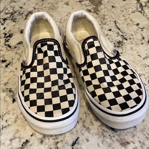Kids checkered Vans size 1.5